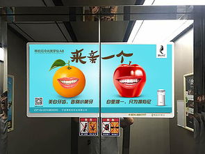电梯广告画面 水果创意稿